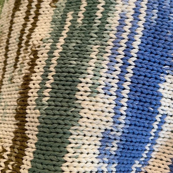 ZARA Long multicolored Knit summer dress crochet sweater Maxi dress size Small - Picture 9 of 11